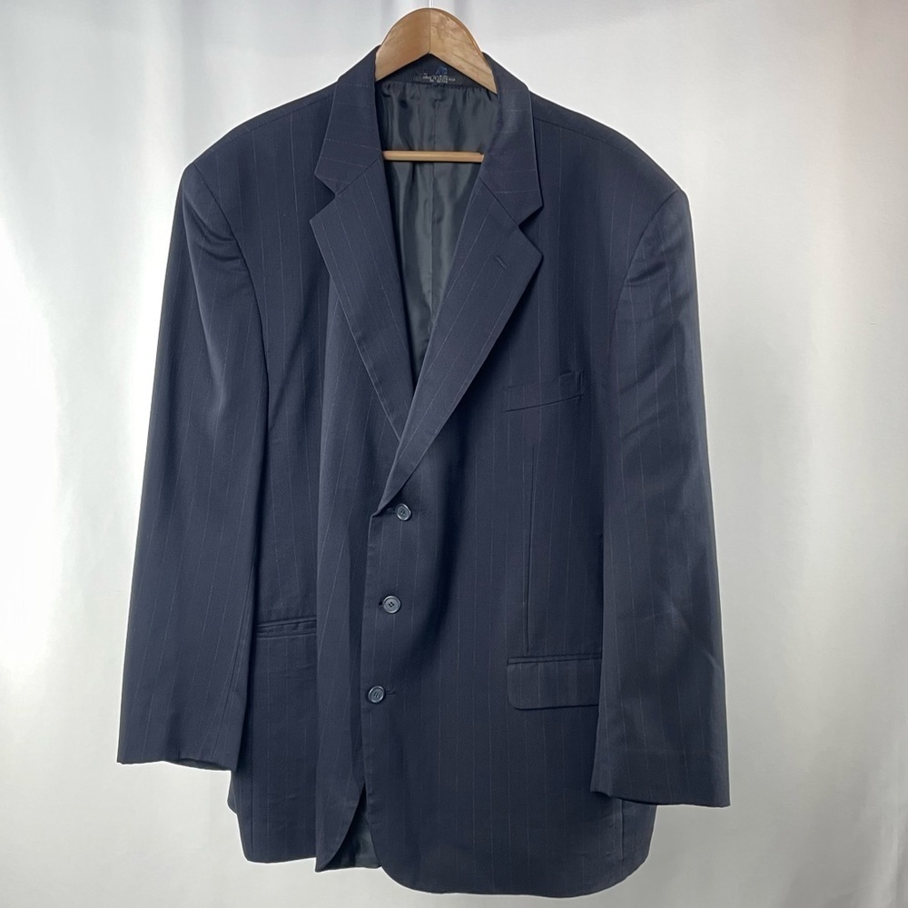 Oleg Cassini Cassini Gold 3 Button Blazer in Black Size 50L‎